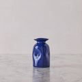Colombe d'Or Pinchpot Vase, Cobalt
