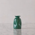Colombe d'Or Pinchpot Vase, Green