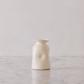 Colombe d'Or Pinchpot Vase, White