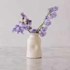 Colombe d'Or Pinchpot Vase, White
