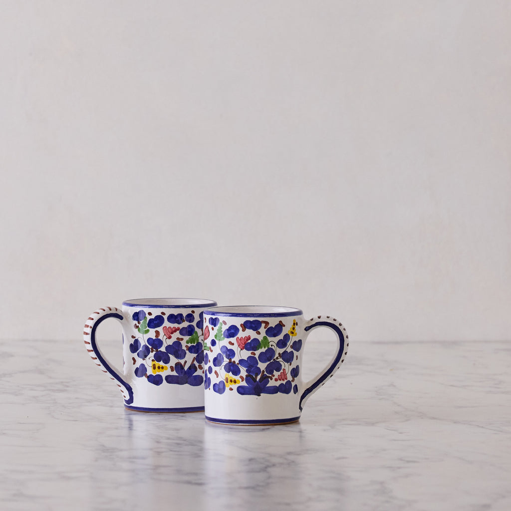 Arabesco Blue Deruta Mug