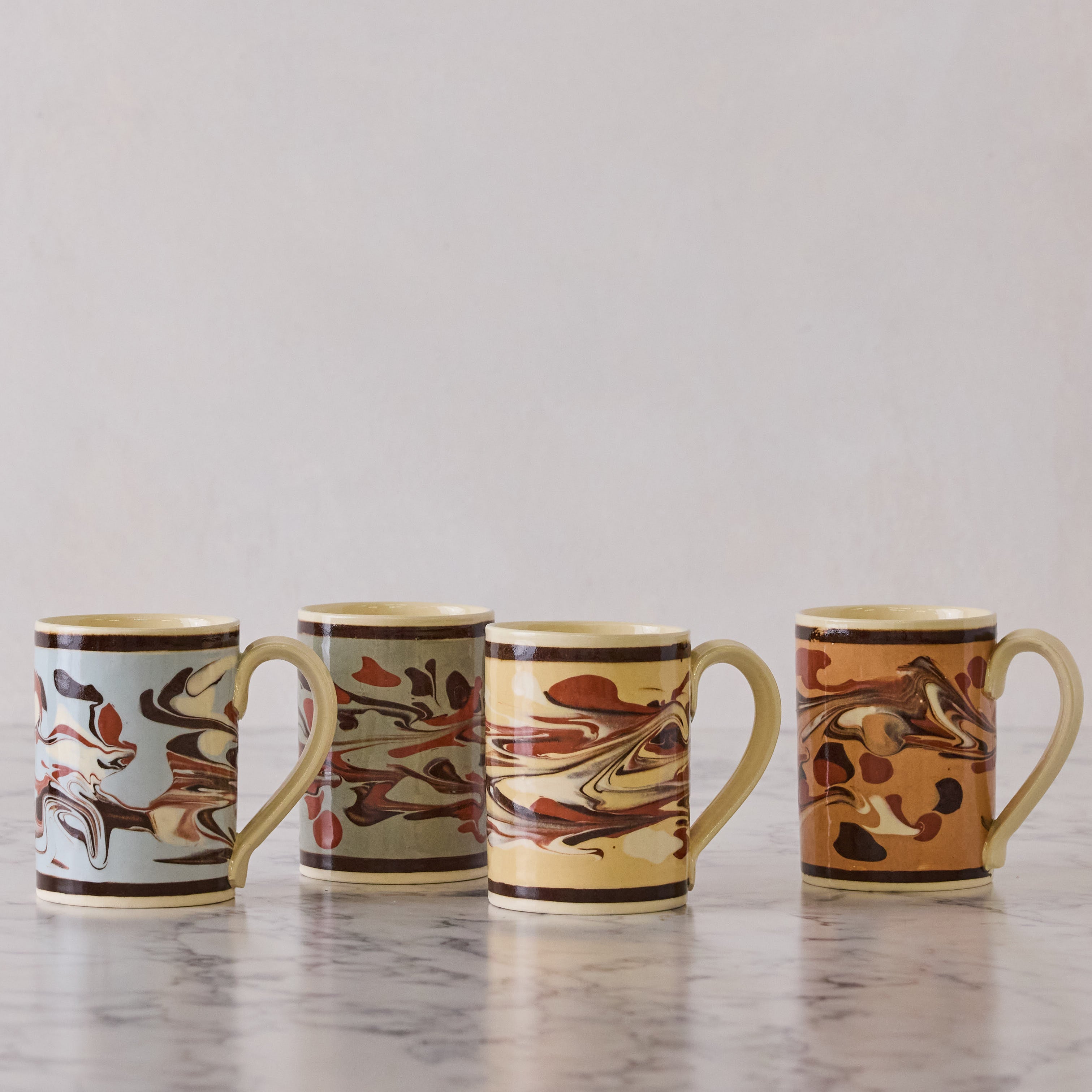 Marbleware Mug, Persimmon