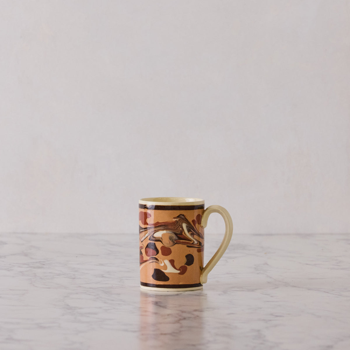 Set of Four Marbleware Mugs, Four Colors