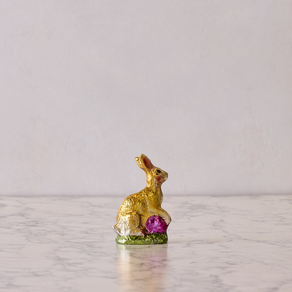 Pink Egg Foil Bunny