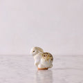 Large Bunny, Ivory and Tortoiseshell
