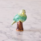 Songbird on Branch, Light Greens