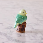 Songbird on Branch, Light Greens