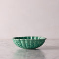 Splatterware Salad Bowl, Green on Green