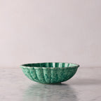 Splatterware Salad Bowl, Green on Green