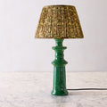 Hand Glazed Lamp - Vert
