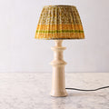 Hand Glazed Lamp - Ecru