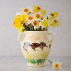 Glazed Terra Cotta Urn