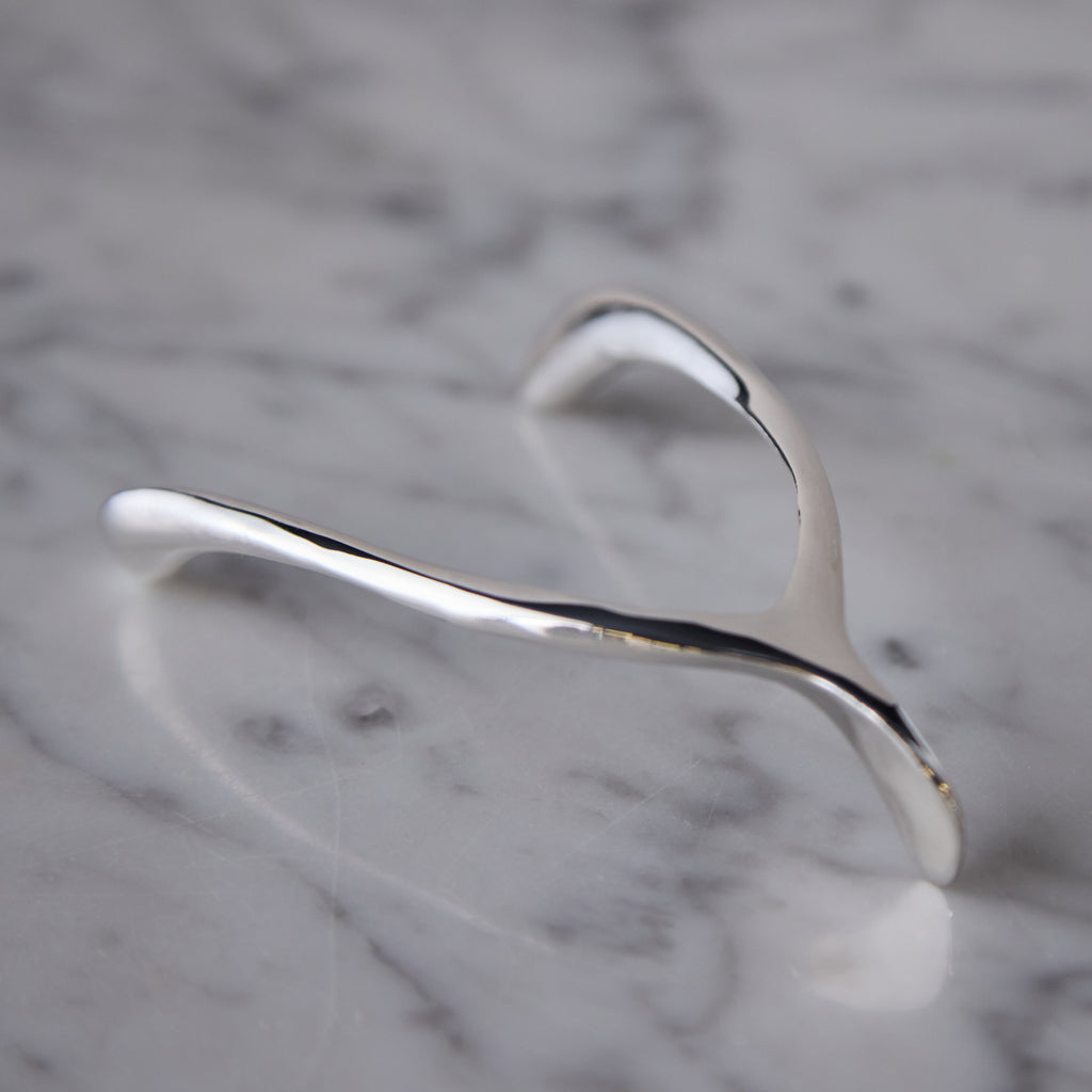Sterling Silver Wishbone Objet