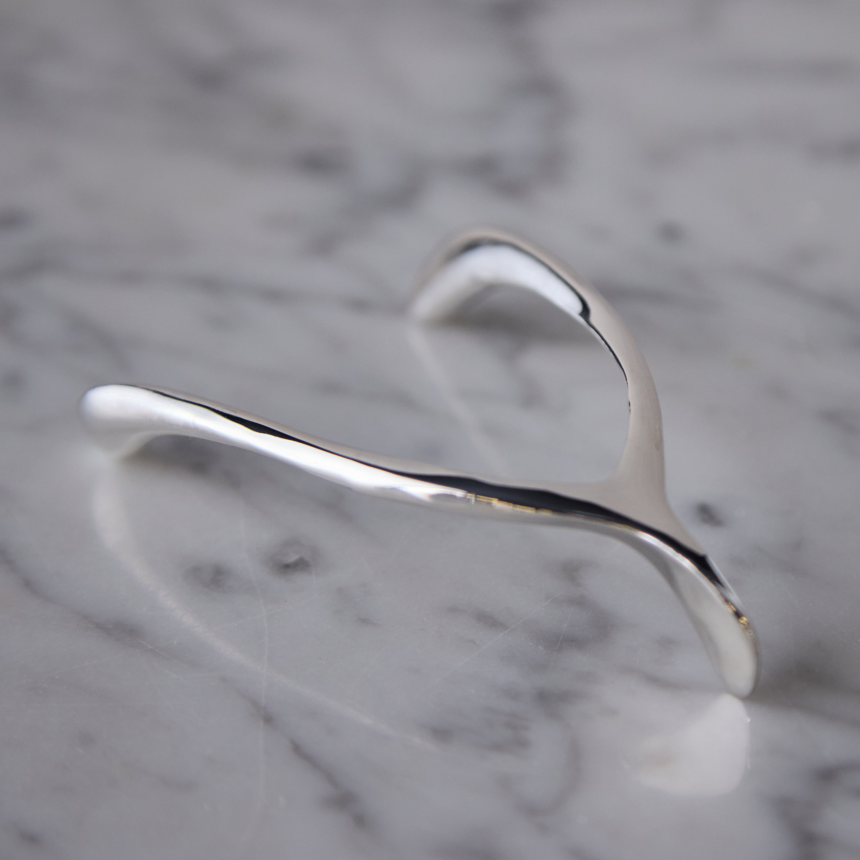 Sterling Silver Wishbone Objet
