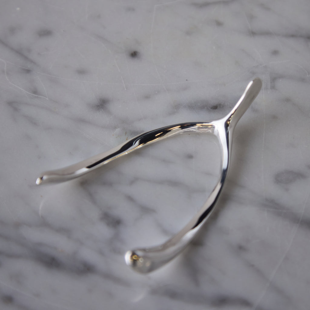 Sterling Silver Wishbone Objet