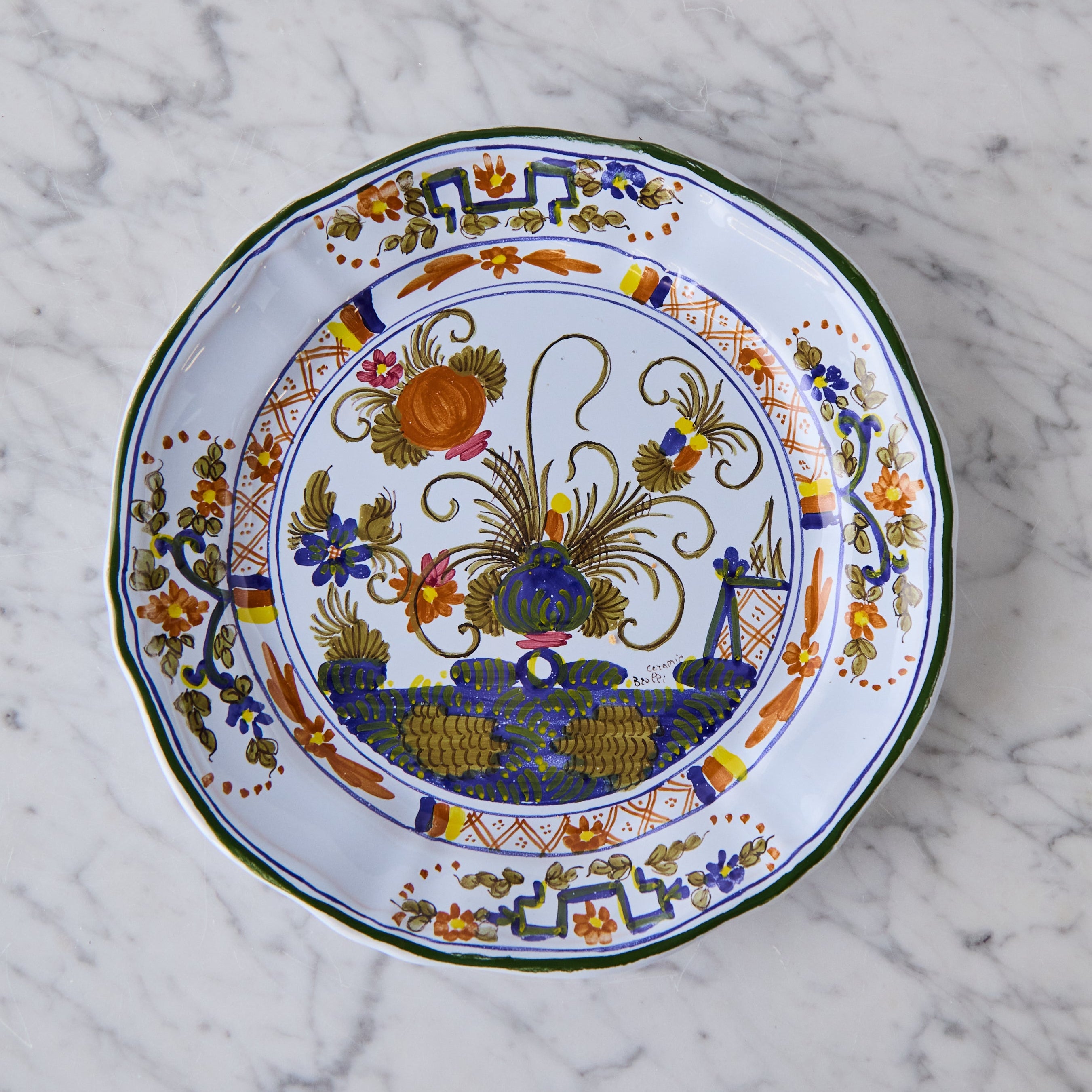 Carnation Porcelain Charger