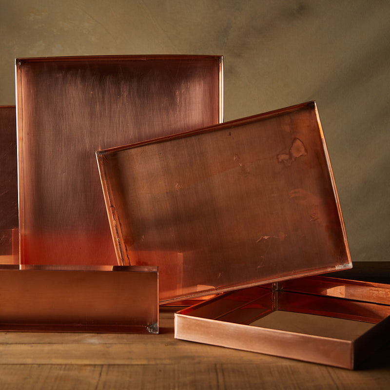 Copper Rectangular Tray Rectangular Copper Tray | Reed Smythe & Company