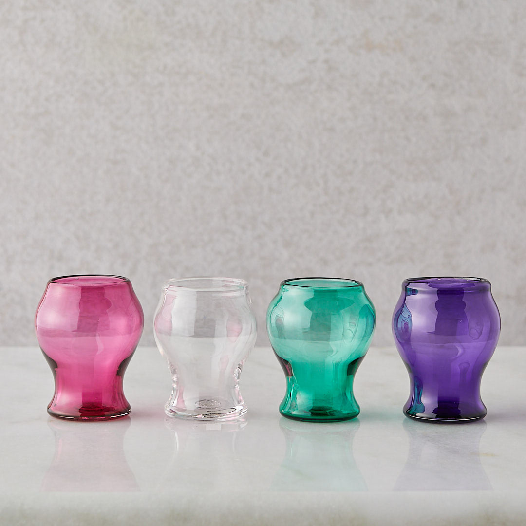 Set of 2 Amethyst Goblets