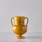 Apulian Amphora Vase in Ochre