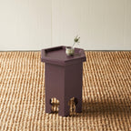 Kasbah Table in Aubergine