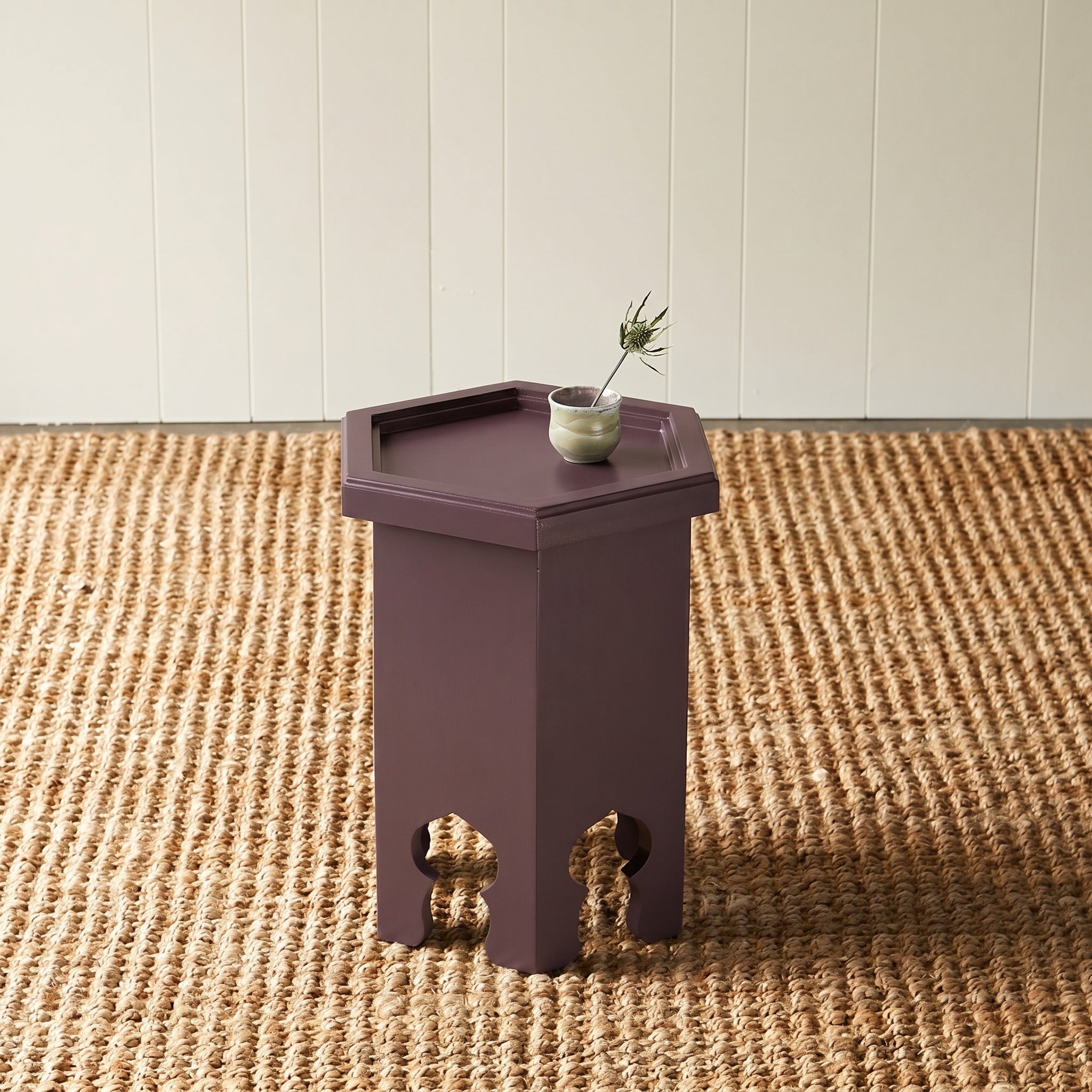 Kasbah Table in Aubergine