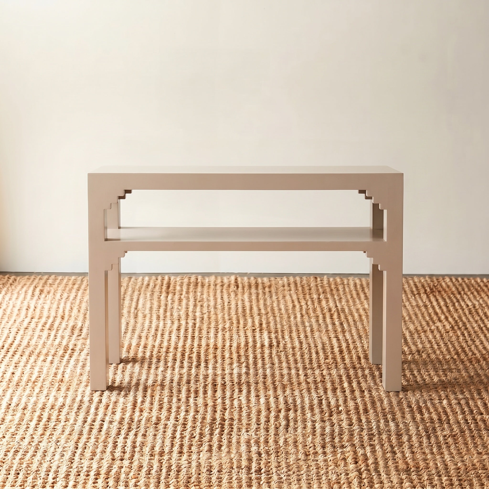 Two-Tiered Tangier Console Table, Custom Color
