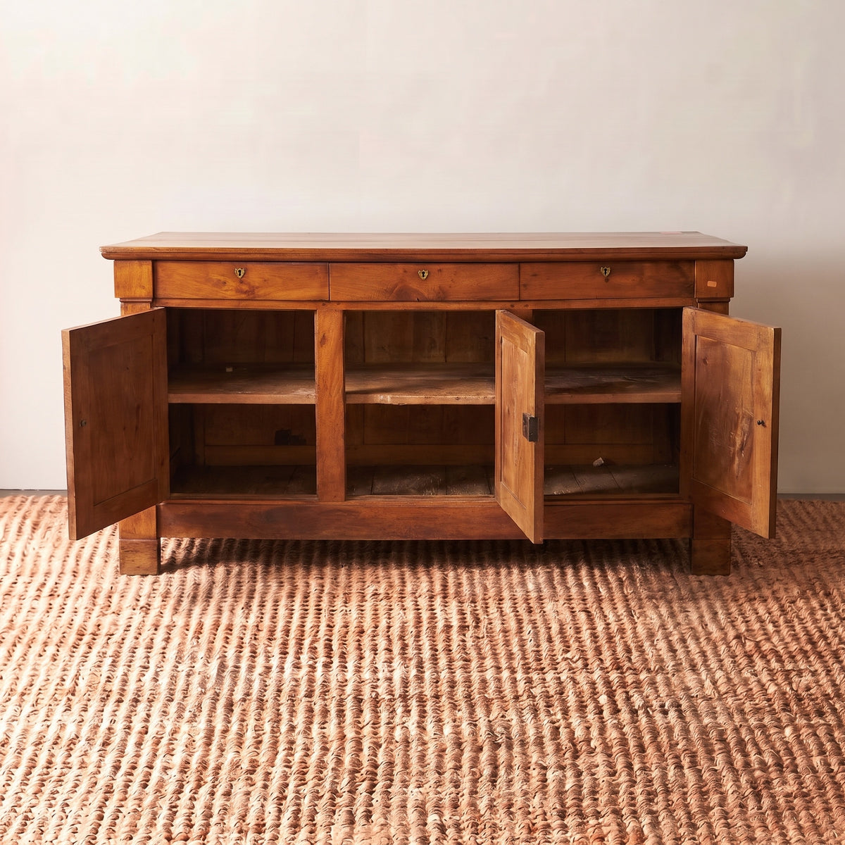 Louis Philippe Enfilade in Walnut, Three Door