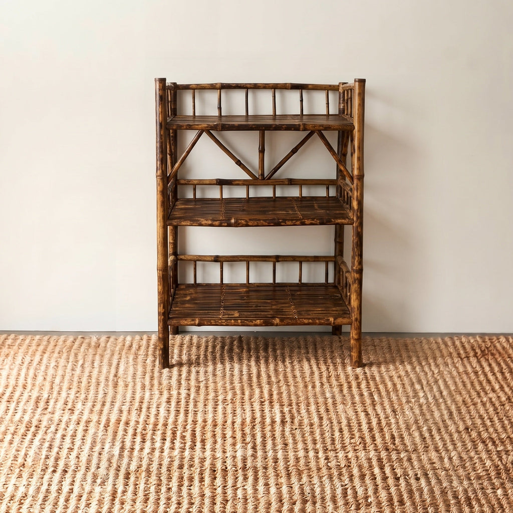 Vintage Chinese Export Bamboo Étagère