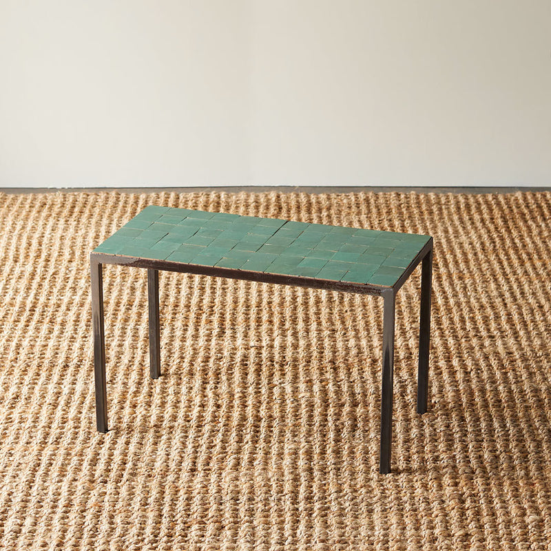 Mosaic Tile Coffee Table, Green