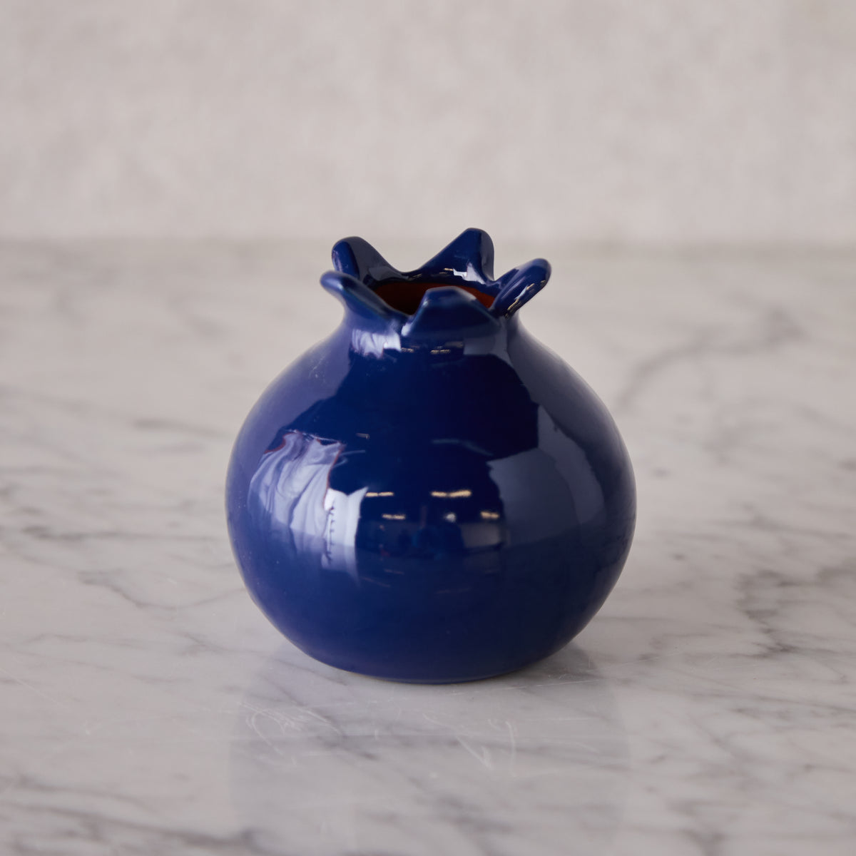 Glazed Terracotta Pomegranate Large