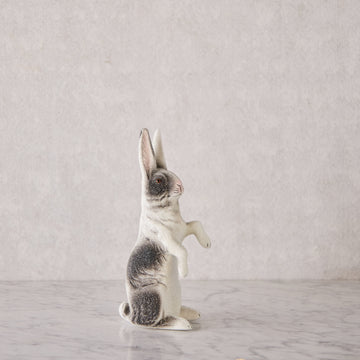 Ino Schaller Papier-Mâché Standing Beaded Bunny