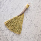 Turkey Wing Hand Broom, Tan