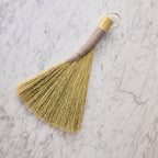 Turkey Wing Hand Broom, Tan