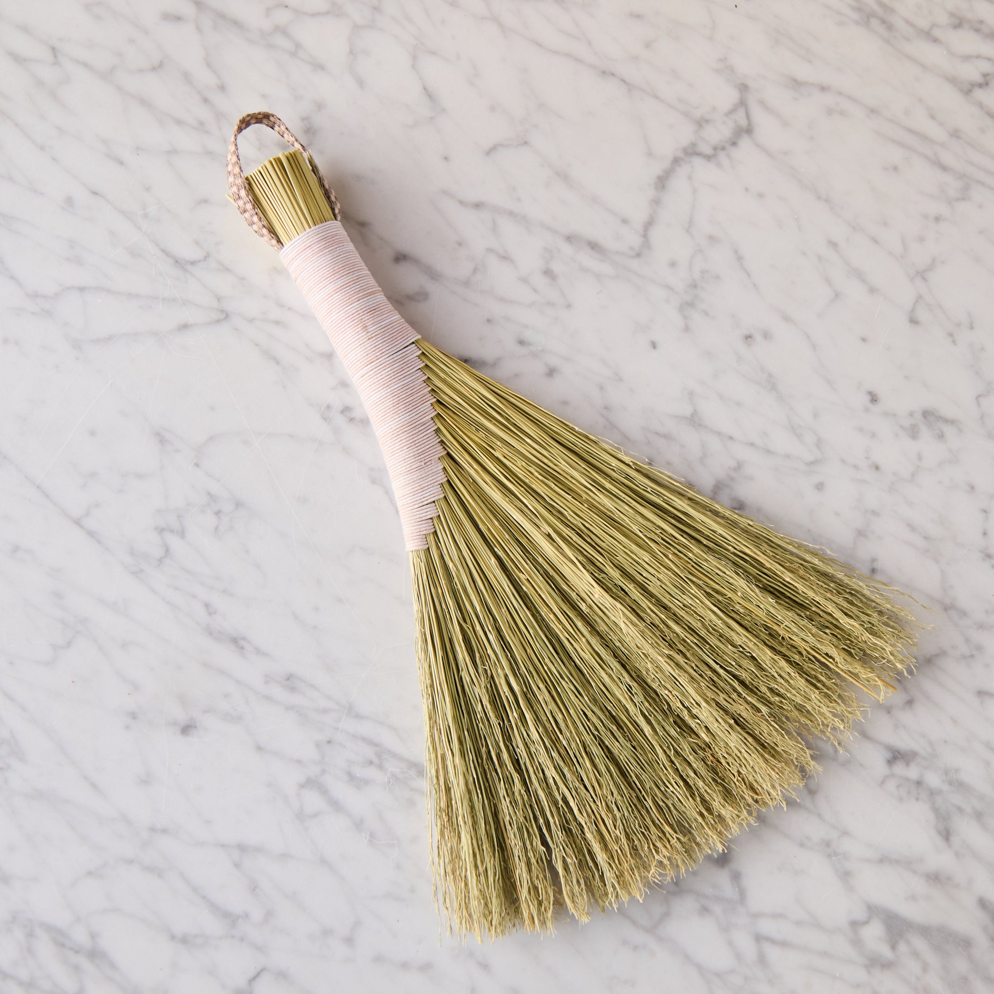 Turkey Wing Hand Broom, Pink