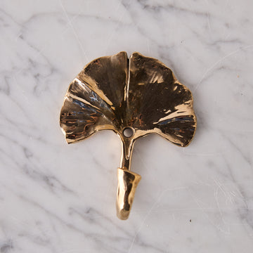 High Polished Bronze Ginkgo Hook