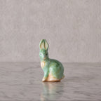Small Sitting Bunny, Green