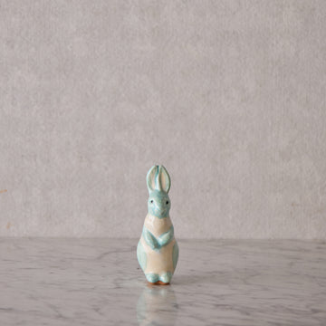 Small Standing Bunny, Light Blue