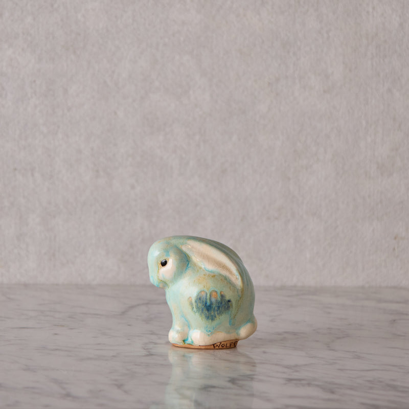 Medium Bunny, Pale Blue