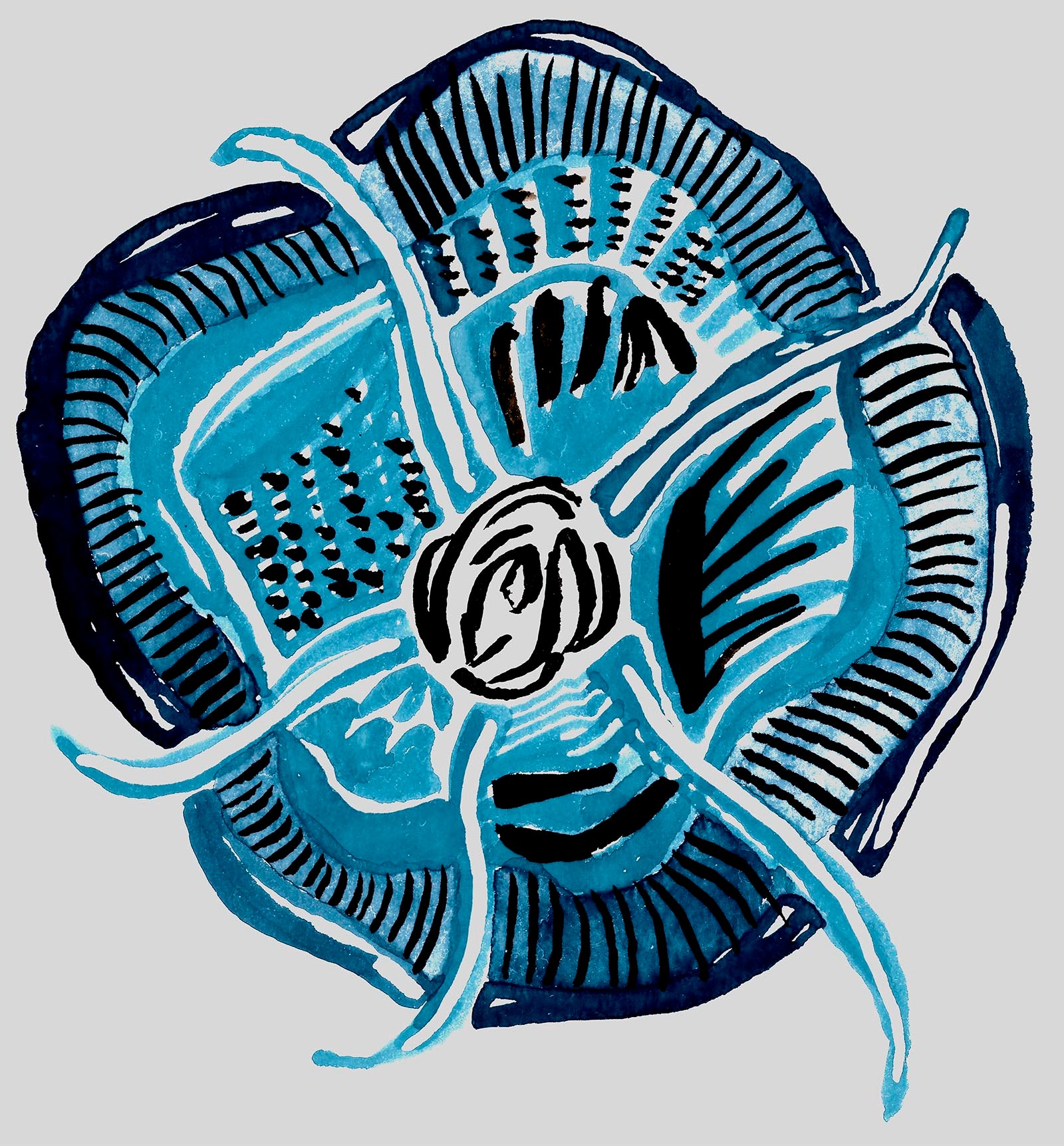 Rosa Rose Series, Blue by Andra Eggleston