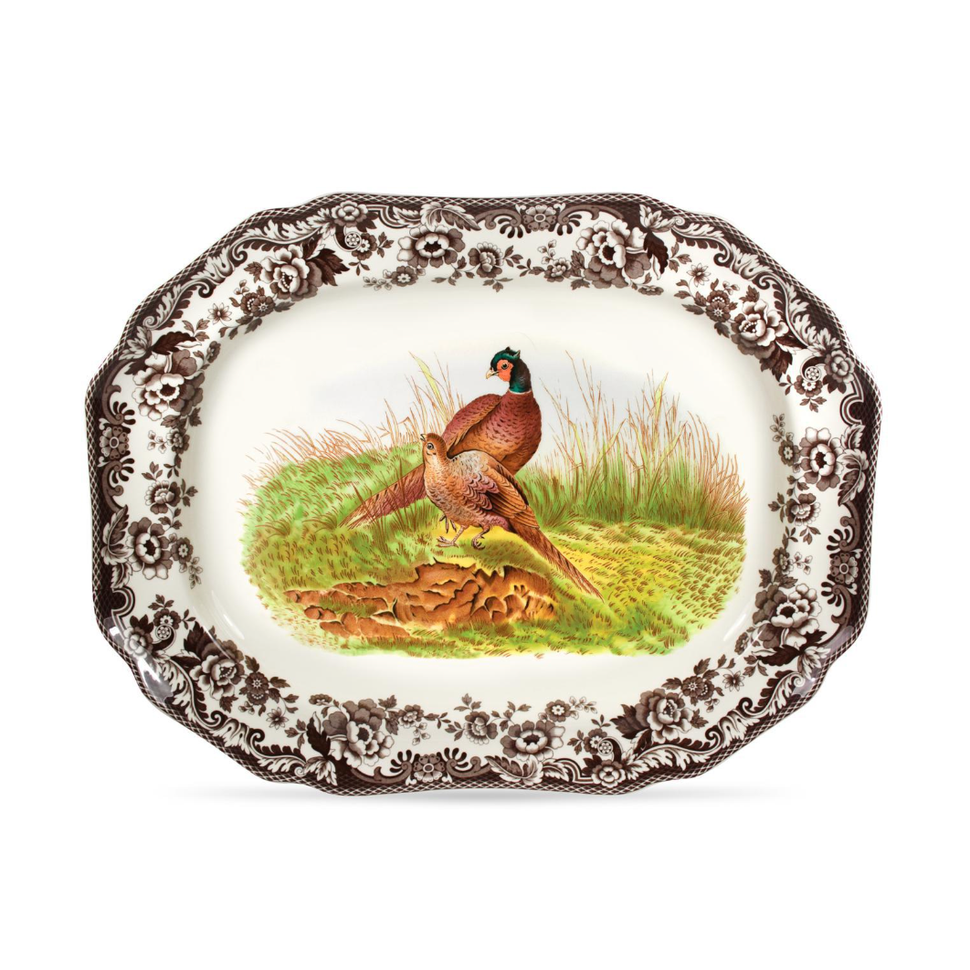 Spode Woodland Platter, Pheasant