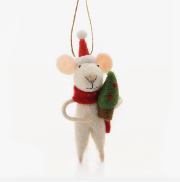Felt Mouse Ornament