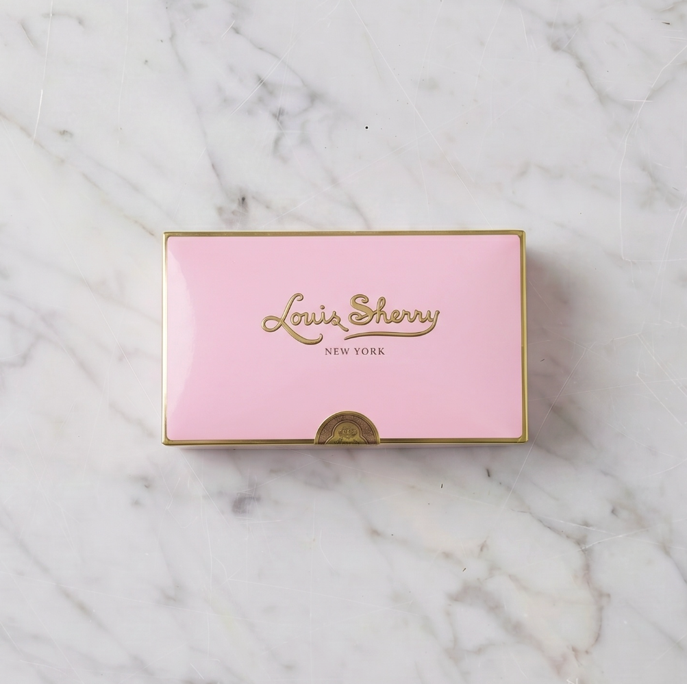 Louis Sherry Box of Twelve Chocolates, Camilla Pink