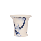 Christopher Spitzmiller Marbled Cachepot, Blue