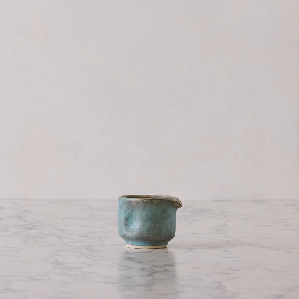 Matte Glazed Thumbprint Creamer