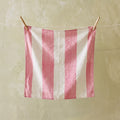 Summerill & Bishop Stripe in White & Rose Linen Napkins