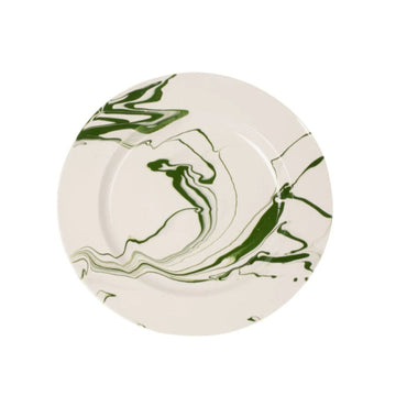 Christopher Spitzmiller Marble Dinner Plate, Dark Green