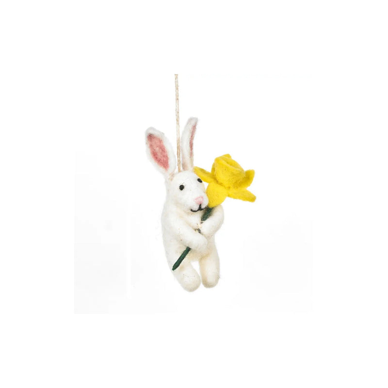 Delilah Felt Bunny Ornament