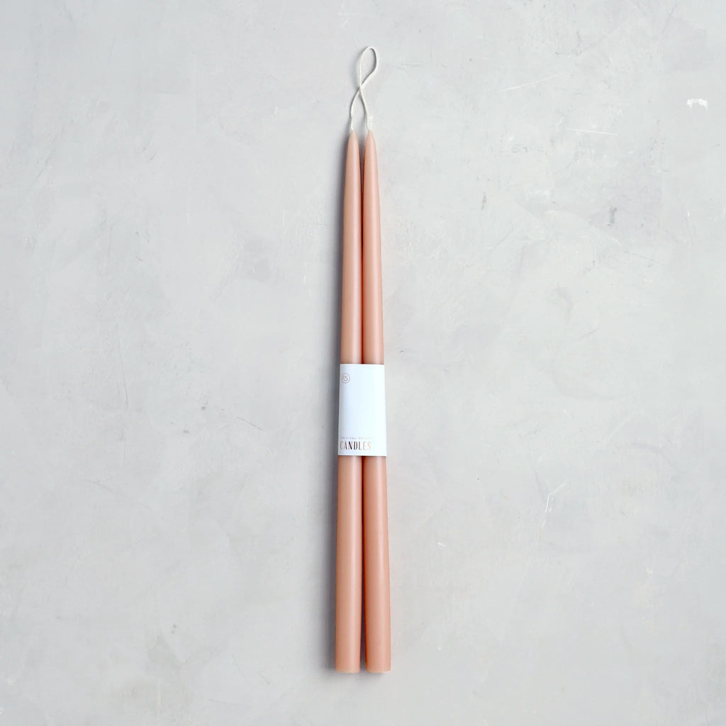 12" Taper Candles, Petal