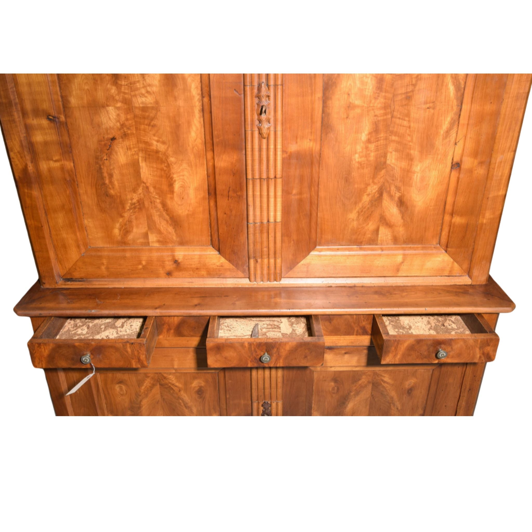 19th C Louis Philippe Linen Press