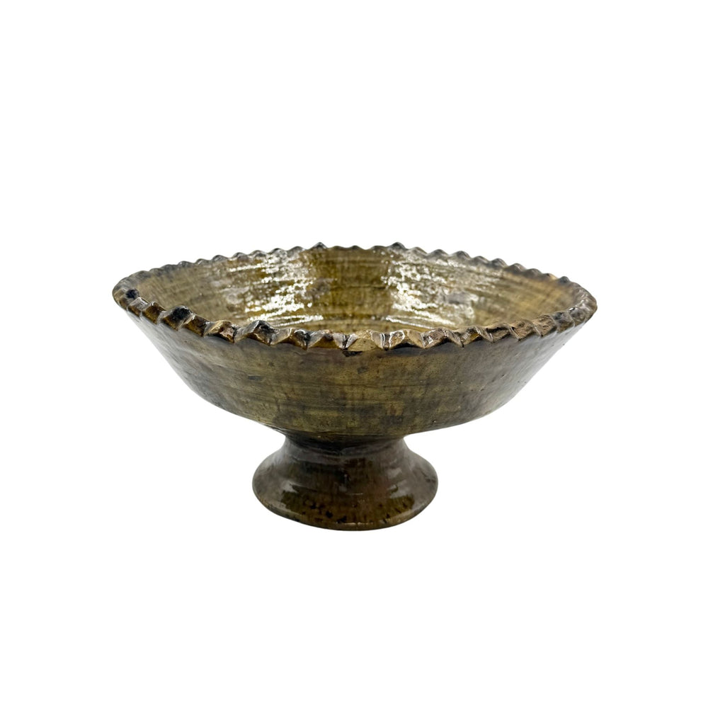 Large Tamegroute Fruit Bowl, Ochre